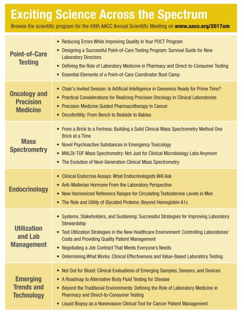 2017 AACC Annual Scientific Meeting