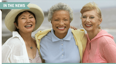 Multicultural older women.