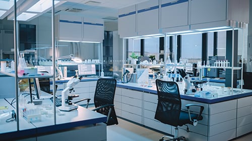 A view of a laboratory