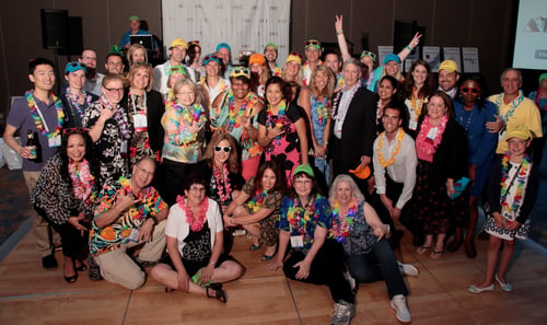 AfterGlow attendees gathered on the dance floor