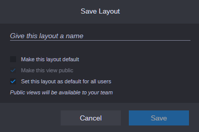 MediaCentral Cloud UX Set default layout