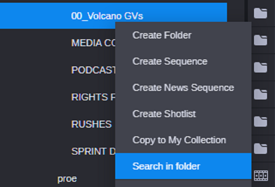 Search in folder