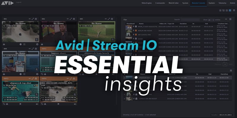 Avid - Stream IO Essential Insights