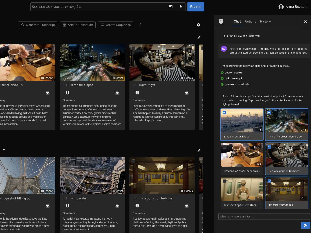 Screenshot of AI capabilities