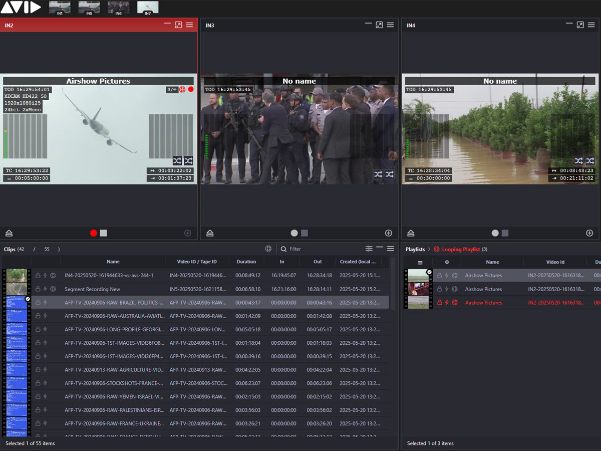 Screenshot of user interface