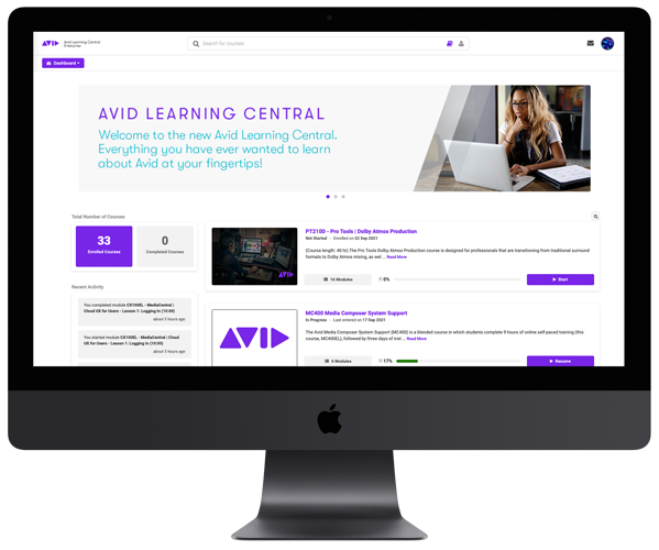 Avid Learning Central Enterprise