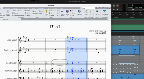 Sibelius Pro Tools MIDI interop