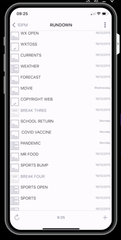 MediaCentral on mobile