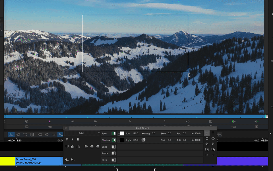 Titler+ updates in Media Composer
