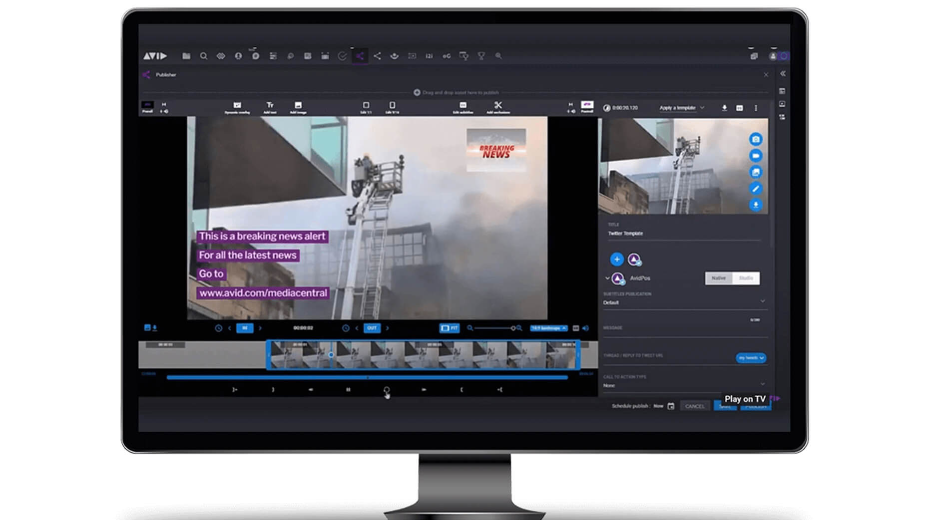 MediaCentral | Publisher GUI