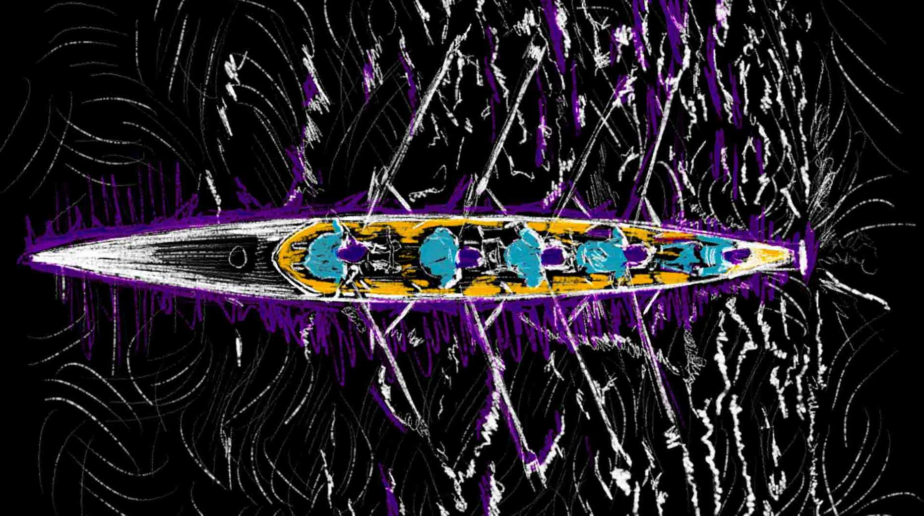 rowboat illustration