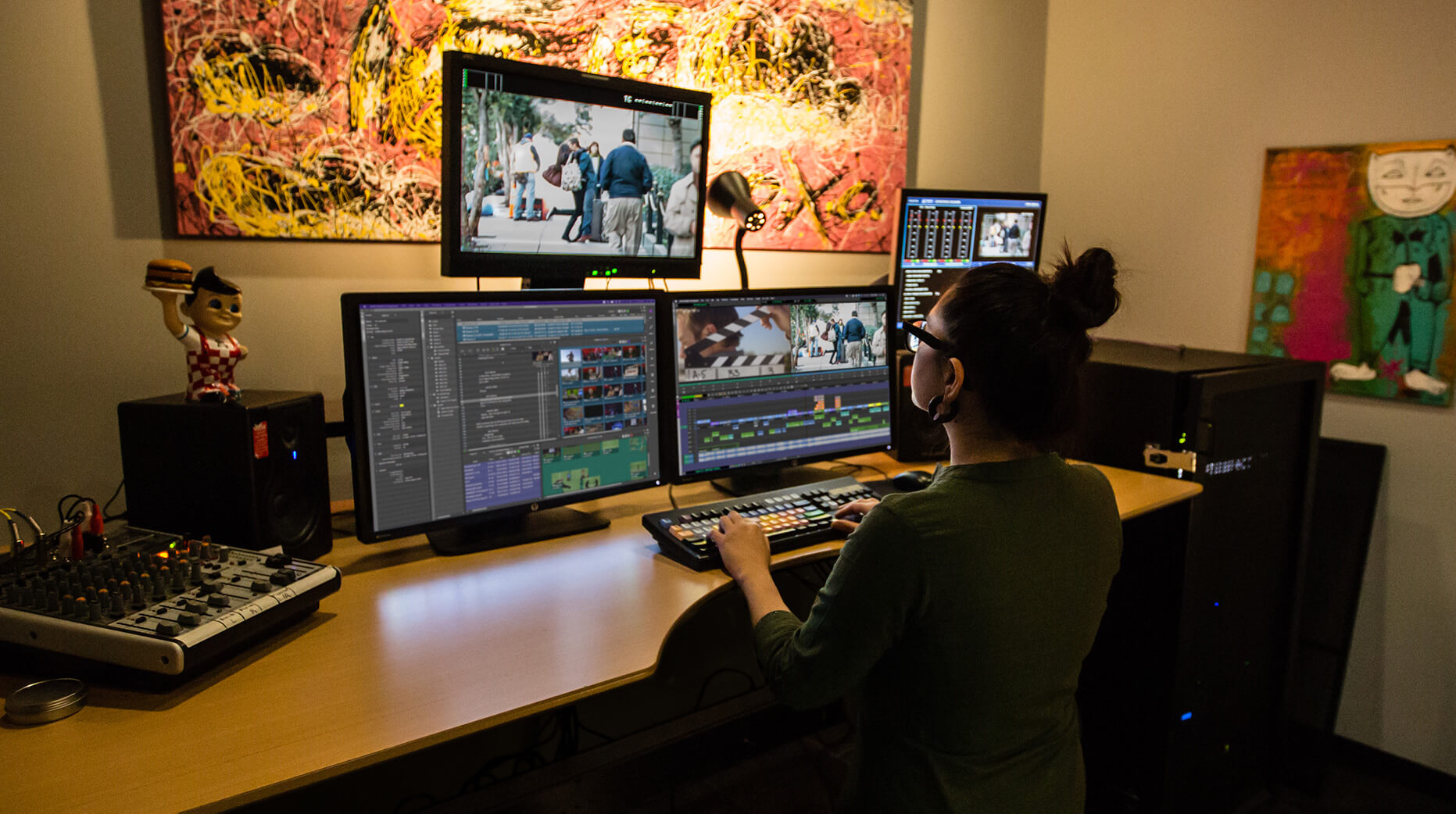 editing video using secure post production practices