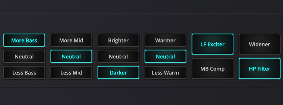 tweaking EQ options in CloudBounce