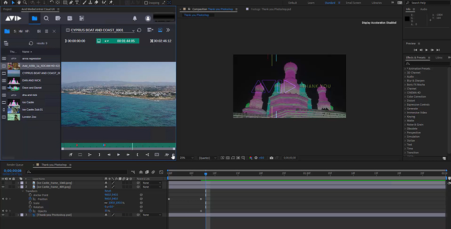 MediaCentral 202111 Panel in Adobe Premiere Pro