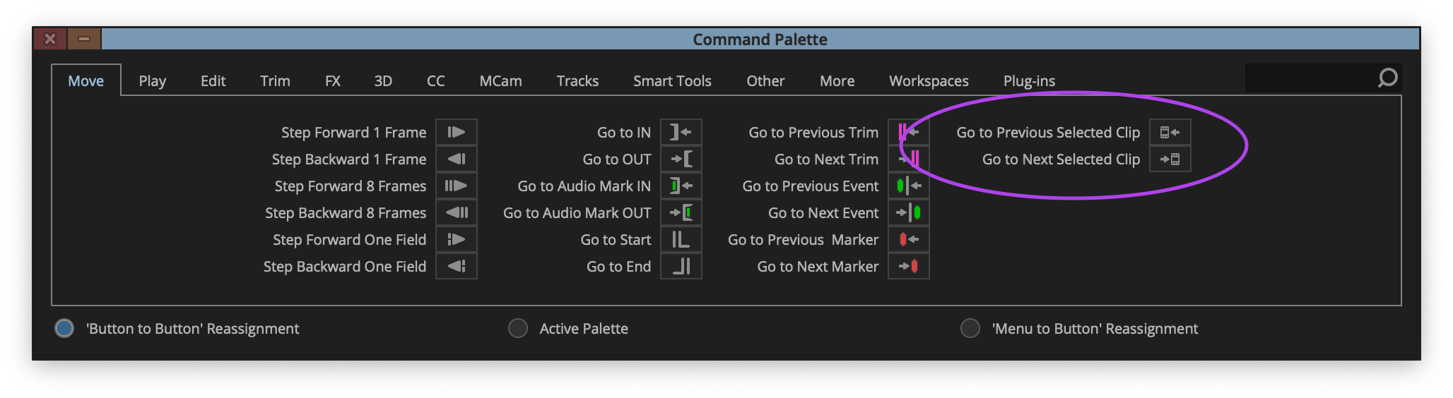 10_Command Palette Go To Selected