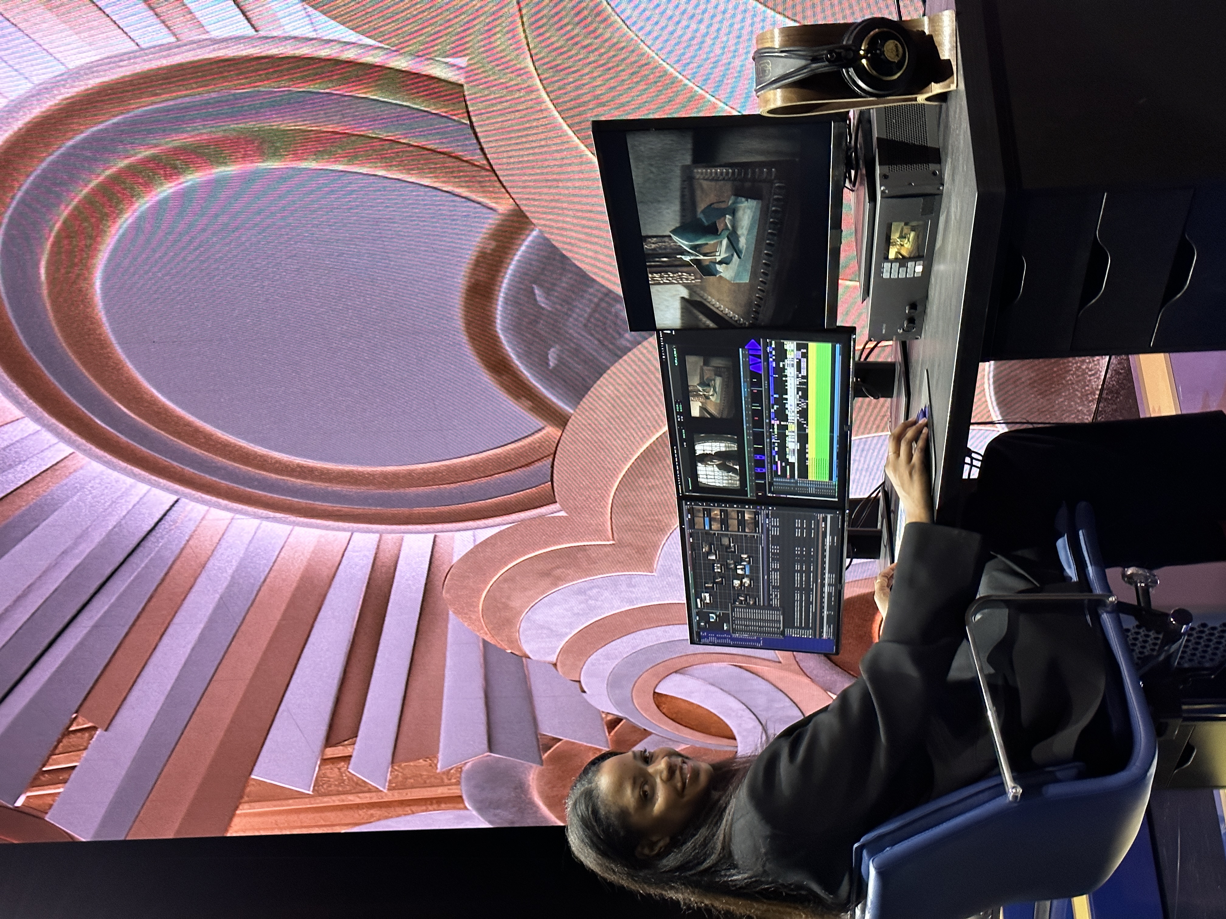 Editor Taylor Mason Runs Avid onstage for the Oscars telecast