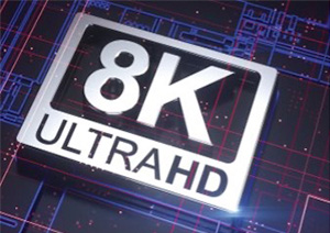 8K Ultra HD technology graphic