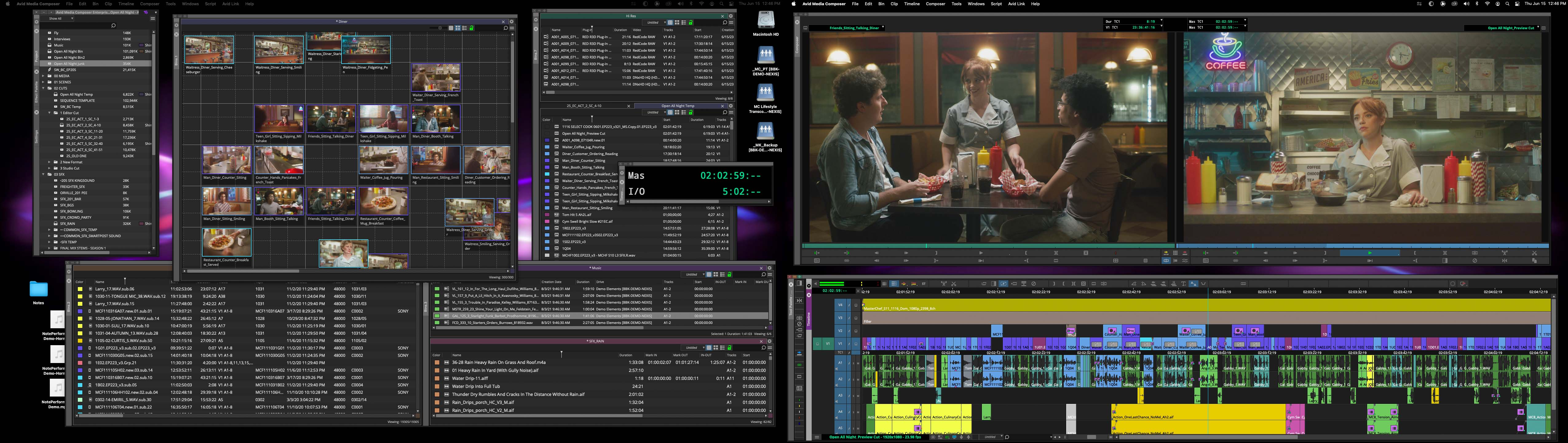 Avid-Media-Composer-whats-new-2023-8-two-monitor-display