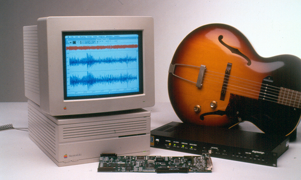 The first version of Pro Tools: Digidesign Sound Tools