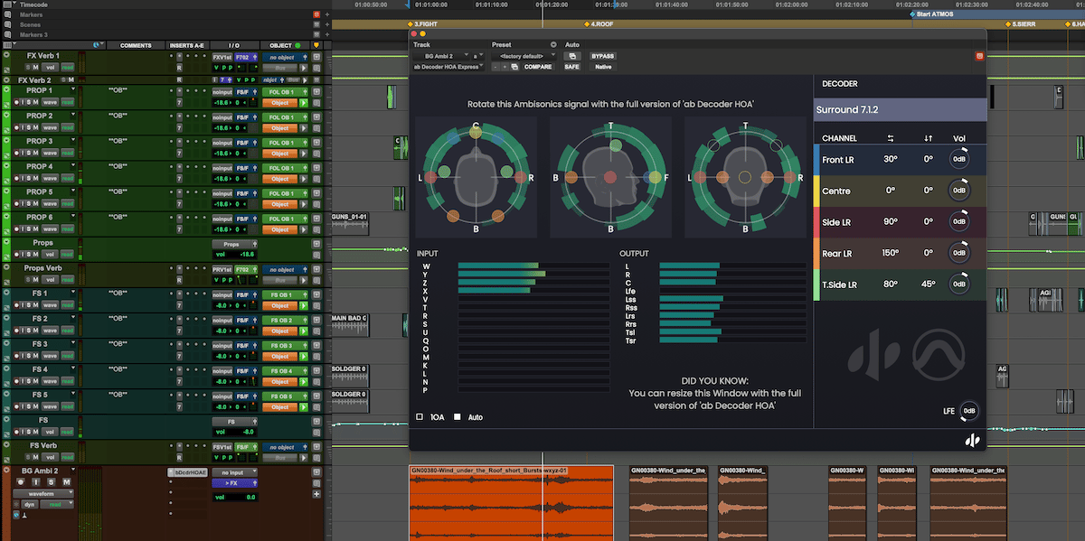 Reward Decode Inner Circle Reward: Audio Brewers ab Decoder HOA Express