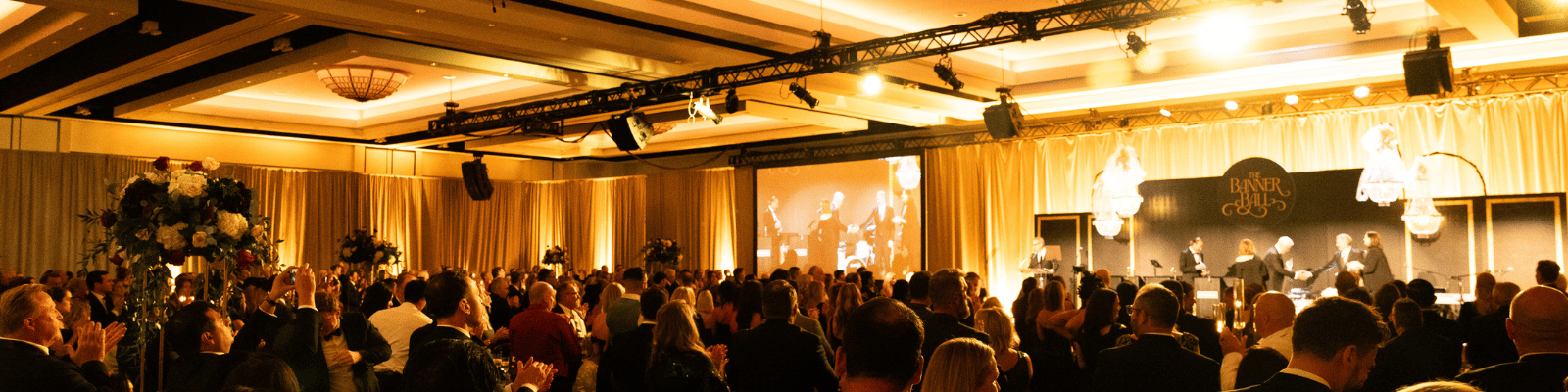 Attendees at The Banner Ball gala at the Arizona Biltmore ballroom. 