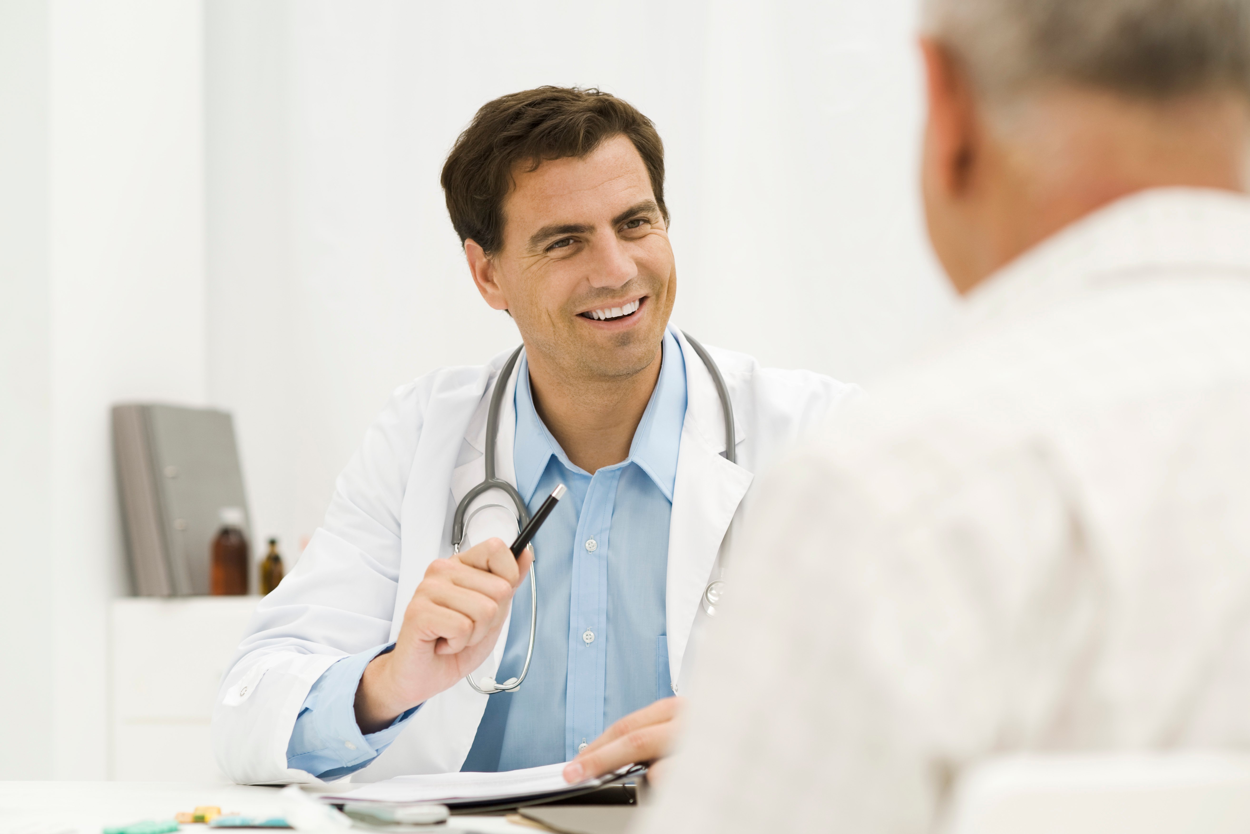 doctor smiling patient