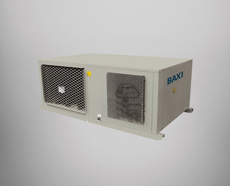 Sistema de climatización ACHIBA HE - ECHIBA HE, equipos autónomos horizontales inverter vista de frente