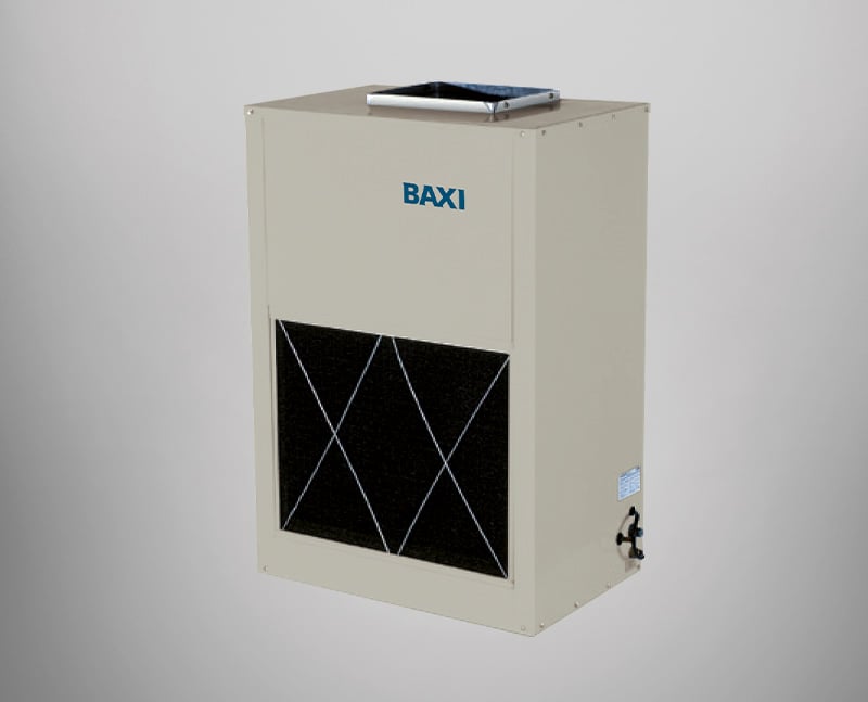 Climatizadora expansión directa CLVBA-CLW para conexión a conductos verticales