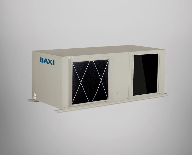 Climatizadora expansión directa ECHBA-ECHA para conductos, tamaño compacto para instalación fácil en el interior de locales