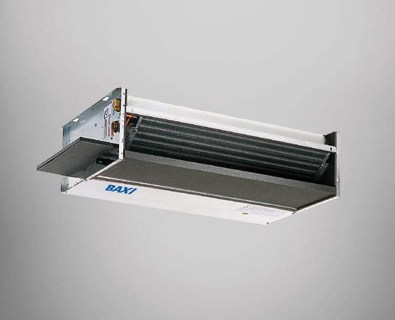 Fancoil FCW/FCCW con ventilador centrífugo para hoteles, eficiencia y calidad-precio versión horizontal