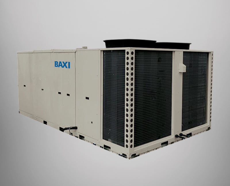 Sistema de climatización por aire unidades Roof Top KUBIC NEXT con R-32 inverter para grandes superficies