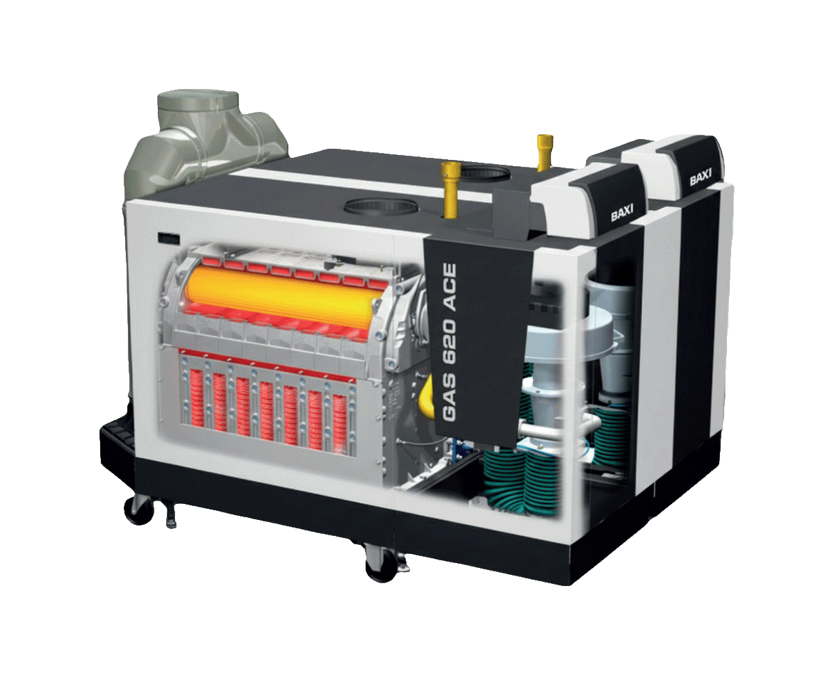 Caldeira Media Grande Potencia BAXI GAS 620 ACE