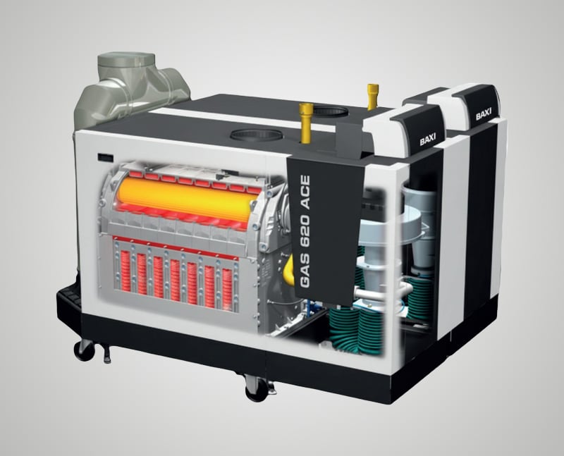 Caldeira Media Grande Potencia BAXI GAS 620 ACE