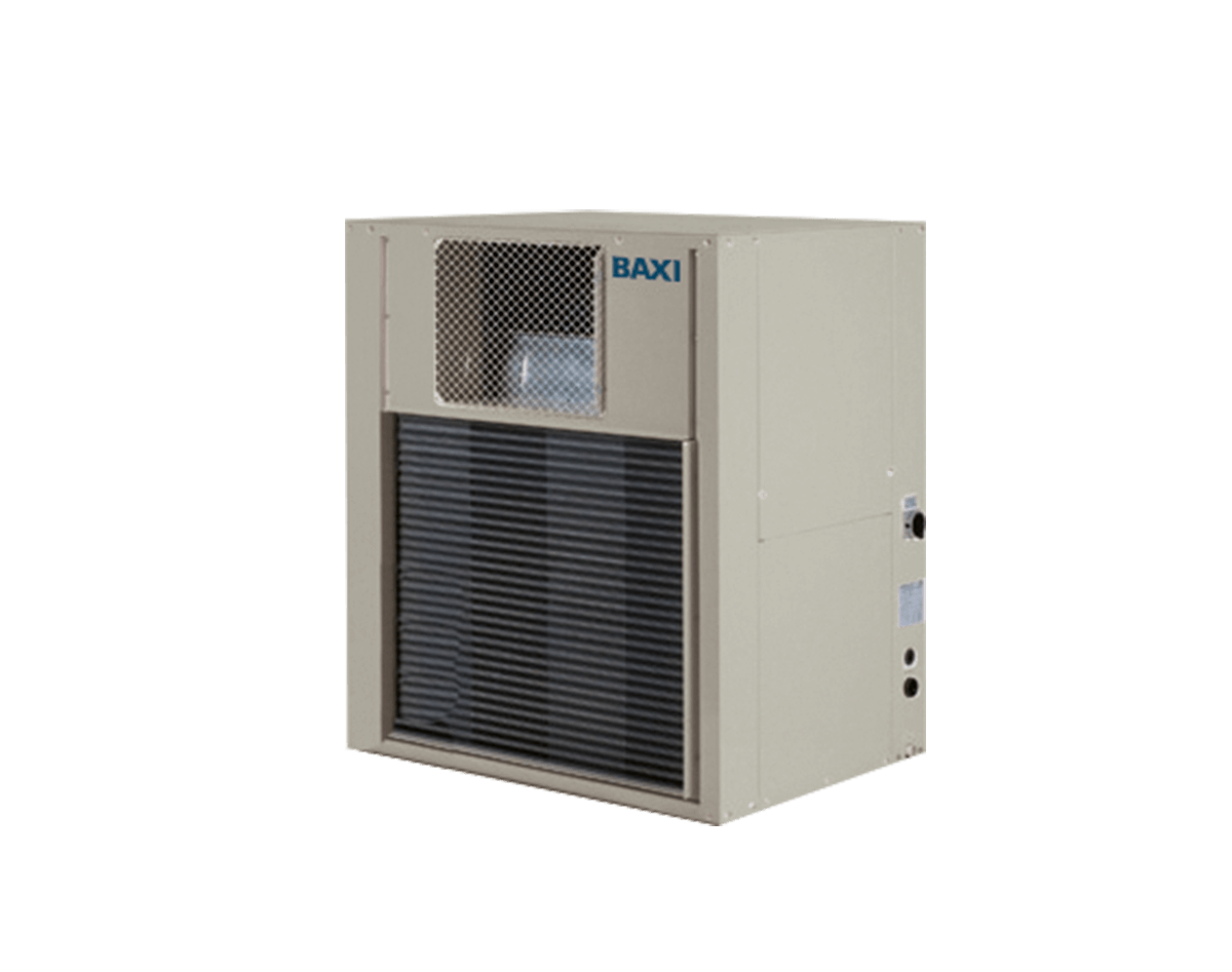 Motocondensadora universal BAXI CCVBA-ECVBA com grelha frontal e painel lateral