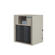 Motocondensadora universal BAXI com grelha frontal e ventilador superior