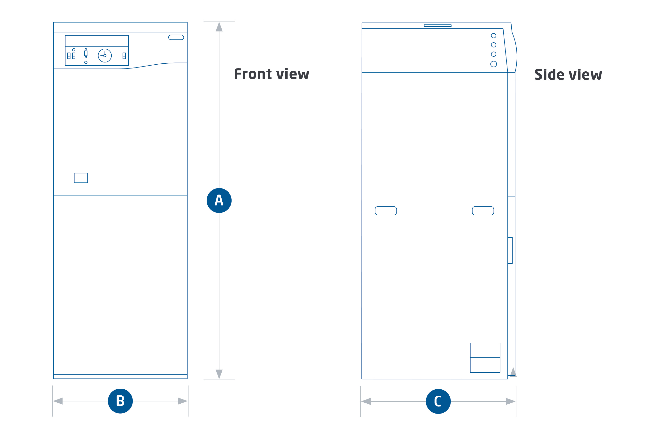 Baxi Electromax Electric Boiler Dimensions - Baxi Ireland