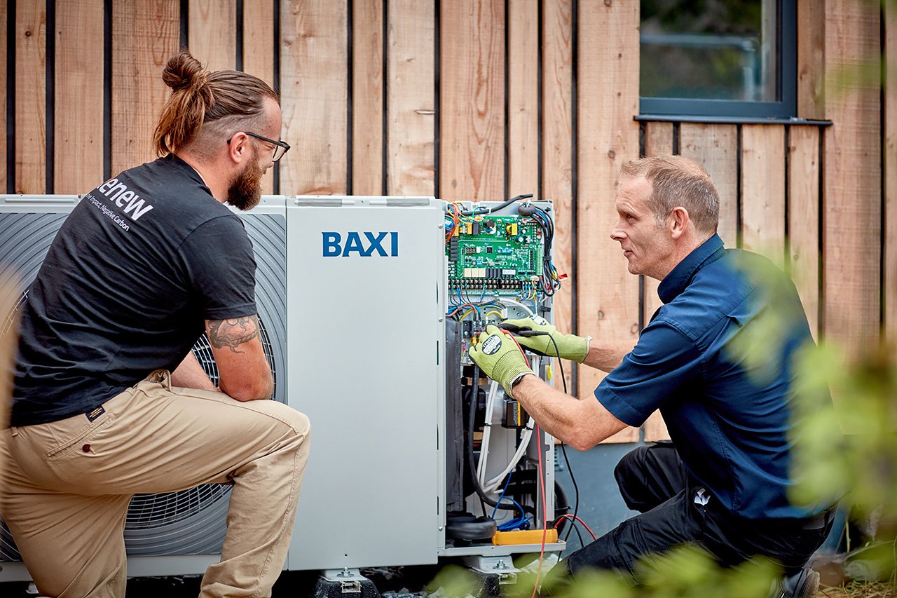 Baxi Air Source Heat Pump Installation