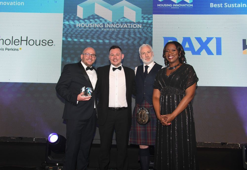 WholeHouse and Baxi partner for the leading housing innovation award - Best Sustainability Innovation