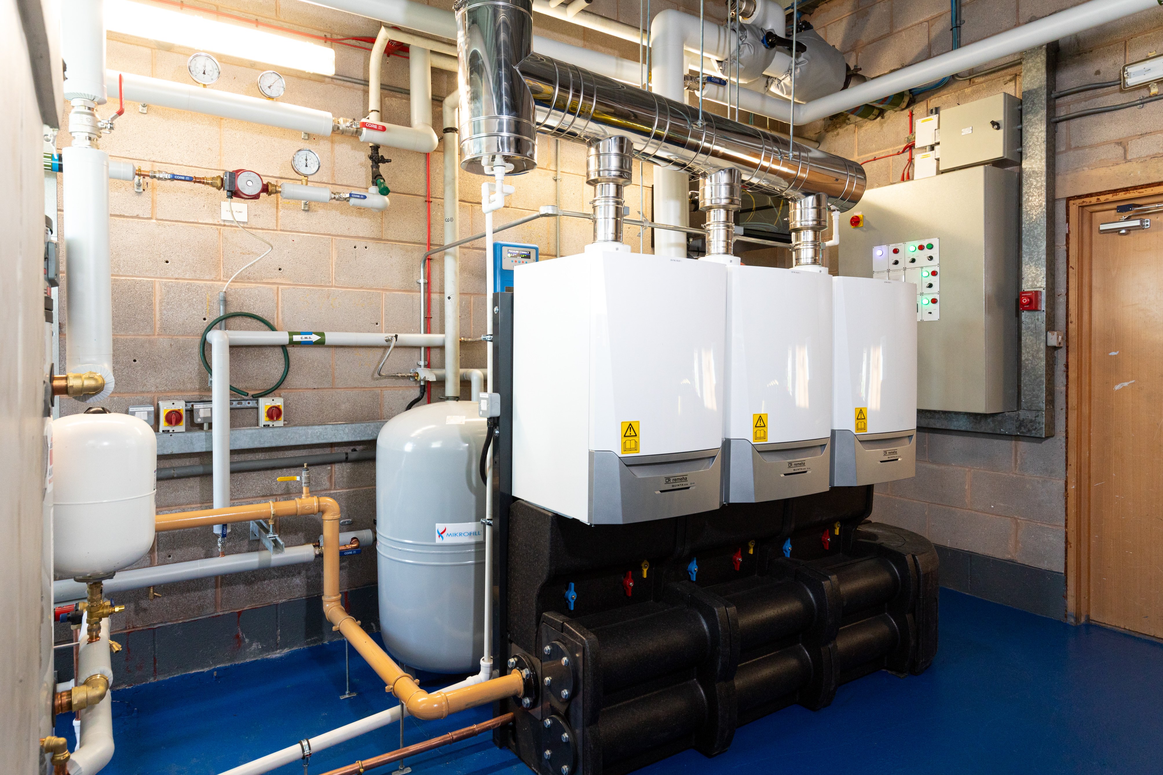 Baxi Commercial ECOflo range of storage water heaters at Birmingham City FC’s hospitality suites