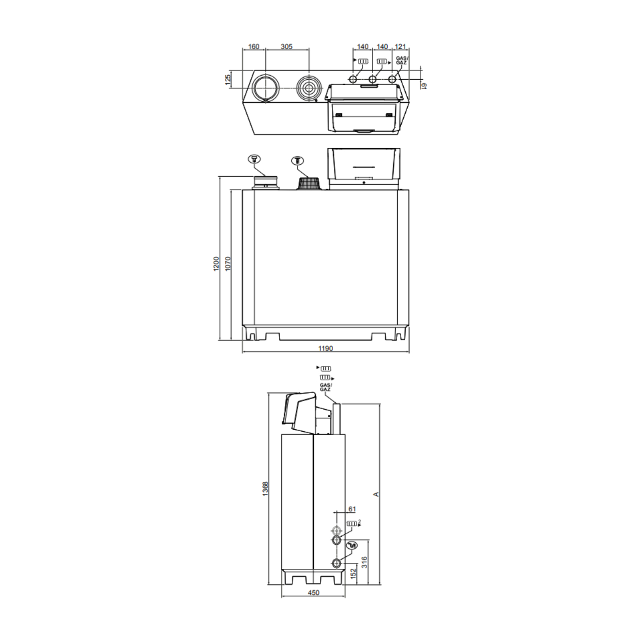 Remeha-Gas-210-Ace-Dimensions
