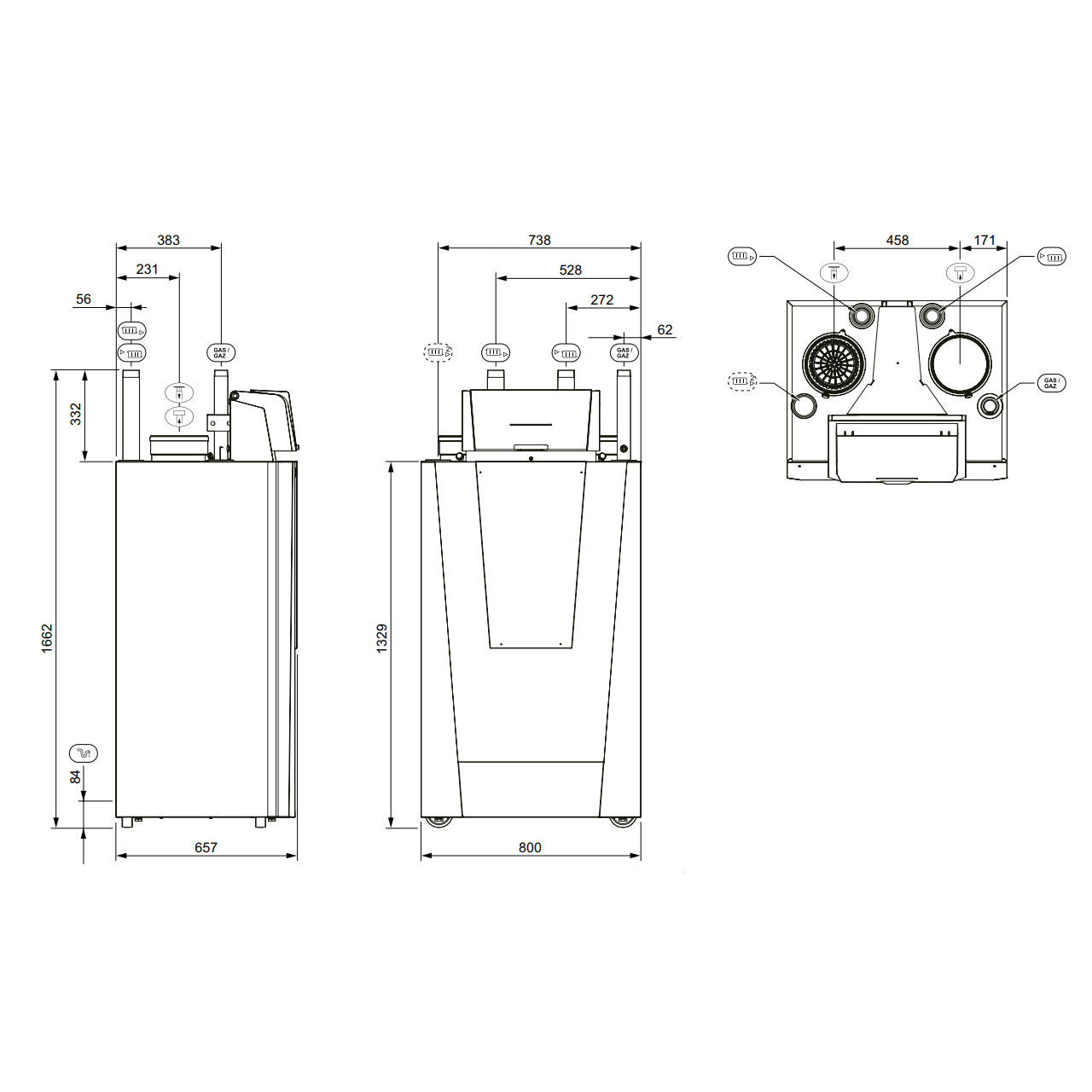 Remeha-Gas-220-Ace-Dimensions