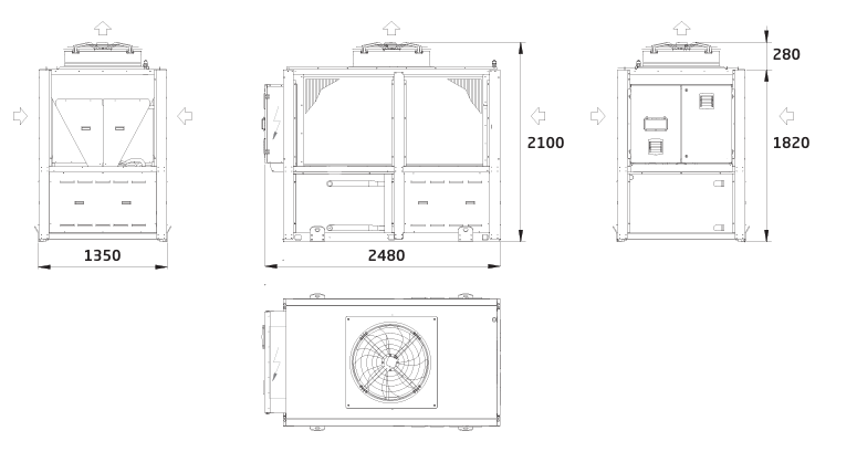 Baxi Auriga HP+ 50, 60 models - Air to Water Heat Pumps