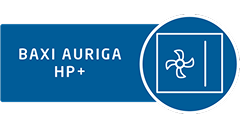 Baxi Auriga HP+ air source heat pump Label