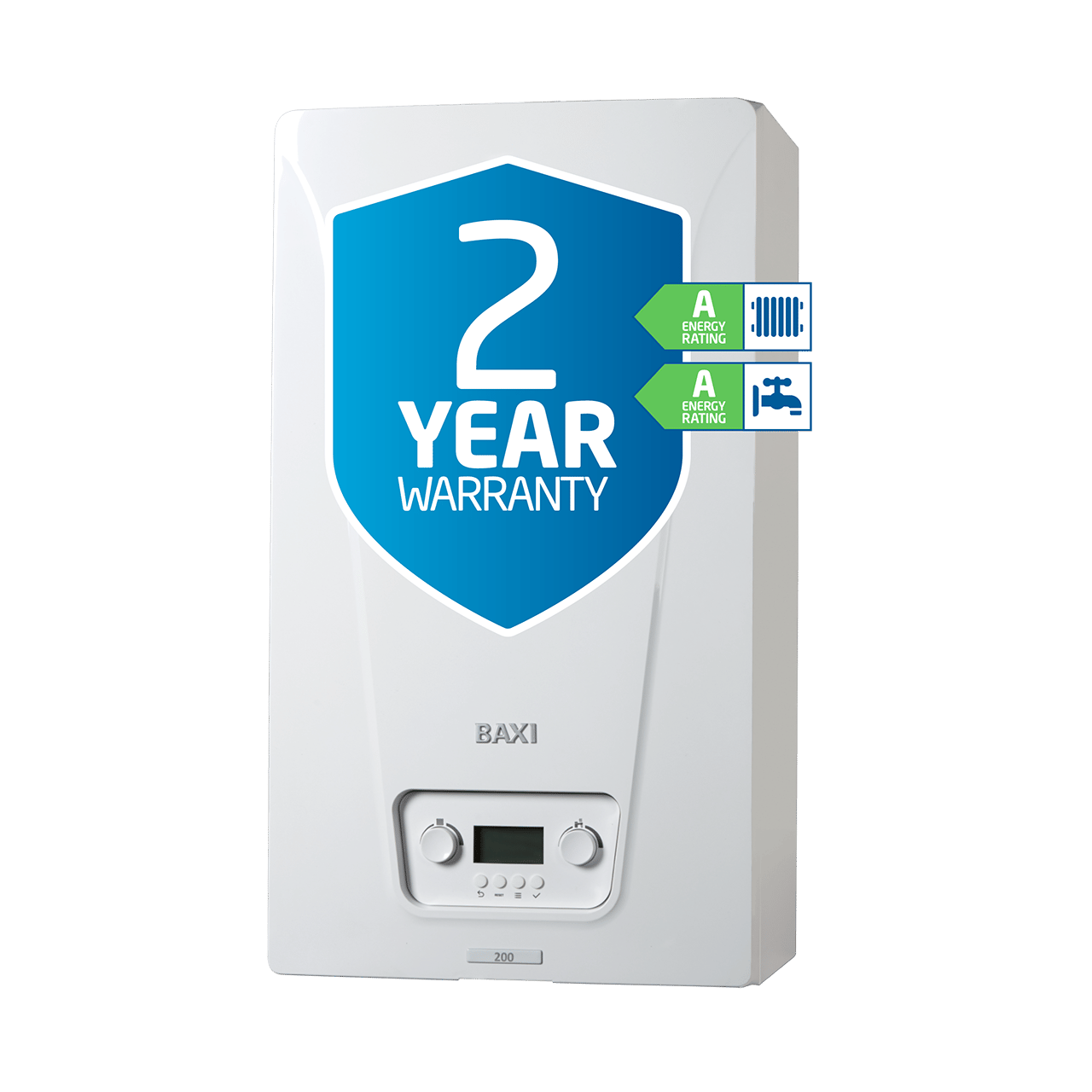 Baxi 200 Combi 2 Boiler - Gas Electric Combi Boilers