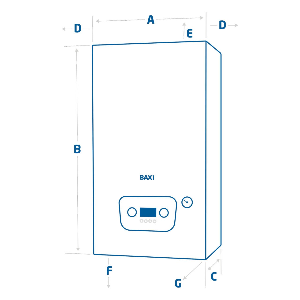 Baxi b-basic-dimensions