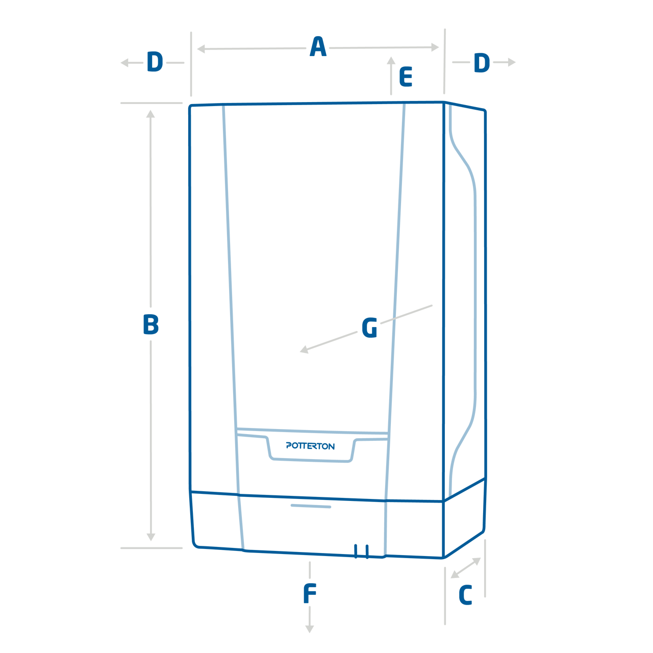 Potterton Titanium Heat Only Boiler Conventional Boiler Systems
