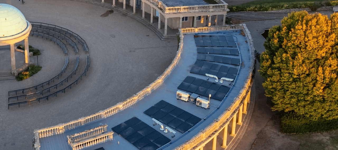 Baxi's Low Carbon Air Source Heat Pump heating and hot water solution - Norwich City Eaton Park Pavillion