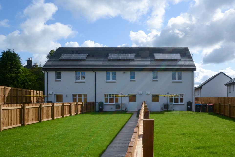 16 Passivhaus net-zero Social Homes for Loreburn Housing Association - Baxi air source heat pump solutions