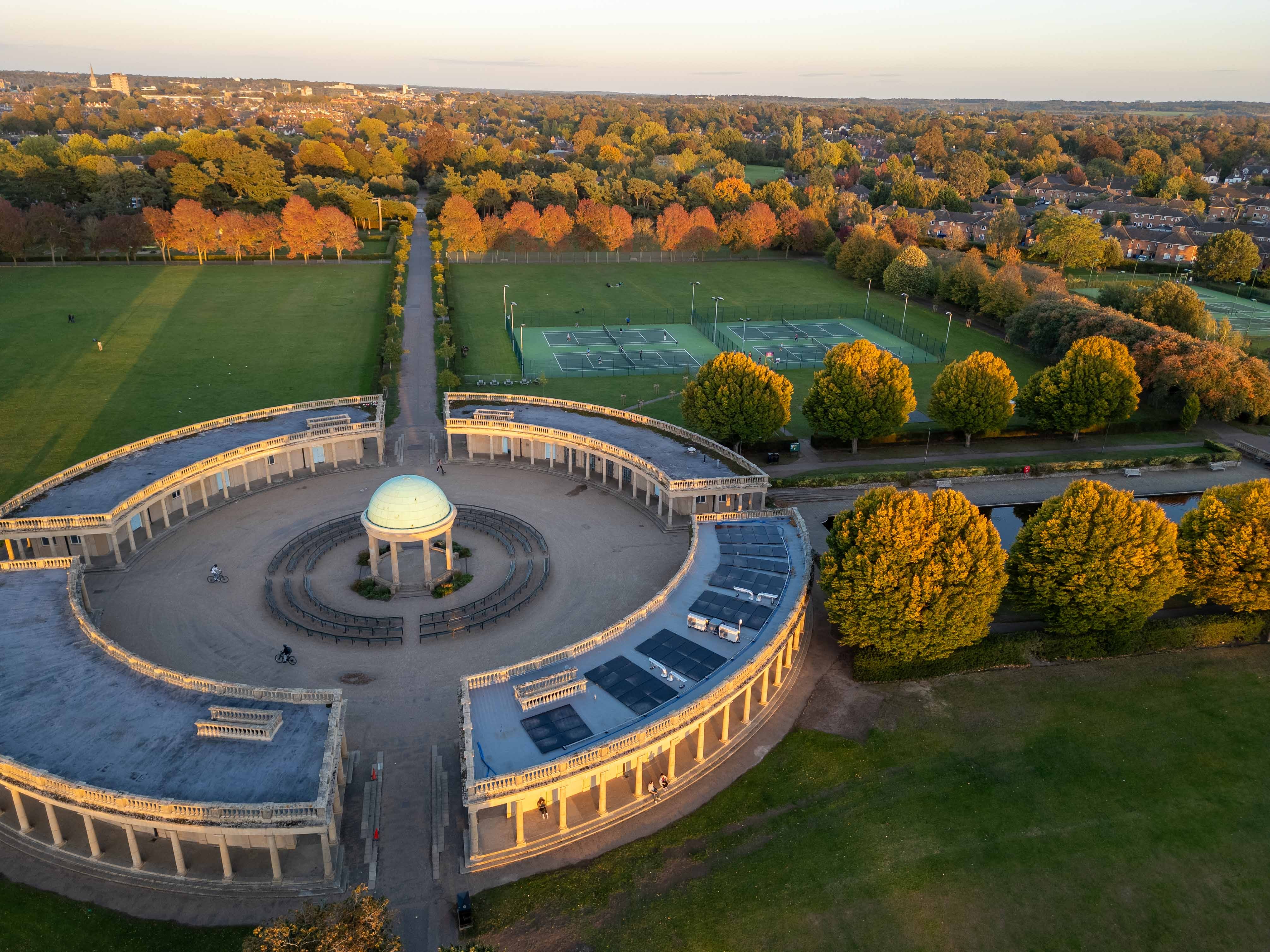 Baxi air source heat pump (ASHP) solution - low-carbon heating and hot water at Eaton Park Pavilion - Norwich City Council's popular park