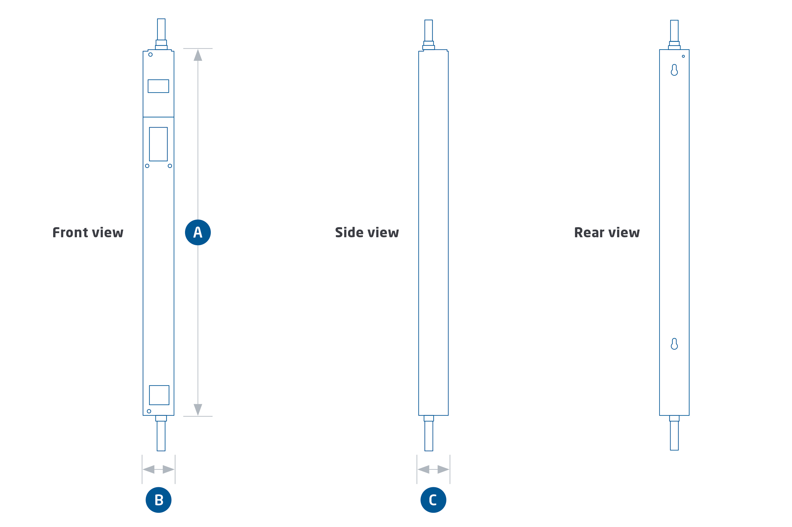 Baxi Amptec Electric Boiler Dimensions